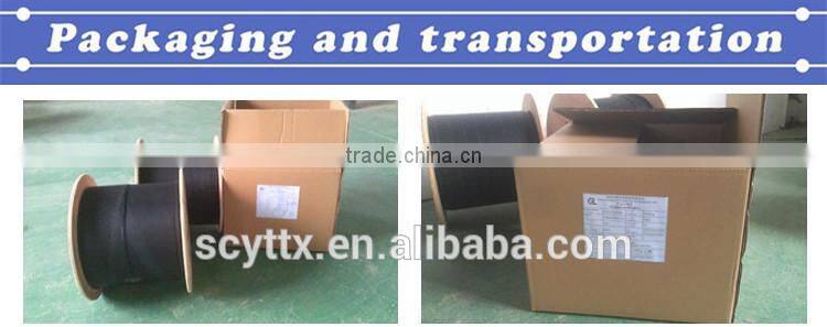 Self-Supporting Fiber Optic Cable 1-4 Core With Non-Metallic Strength Member