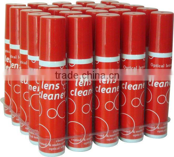 30ml spray lens cleaner in display, use for computer, sunglasses