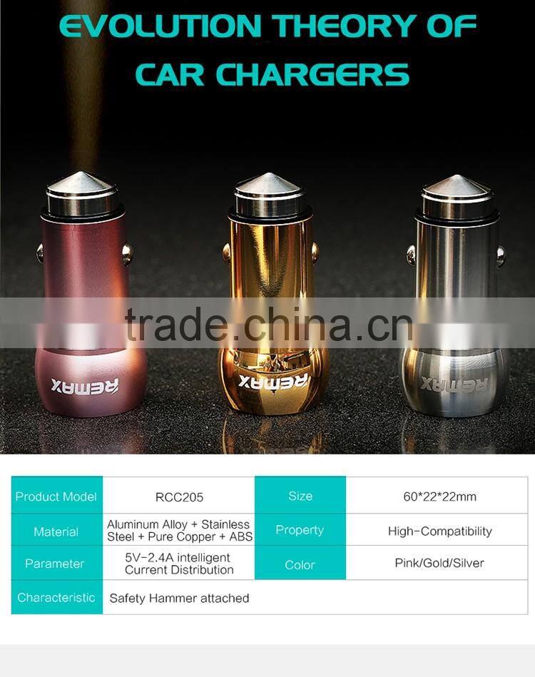 REMAX Dual port car phone charger usb