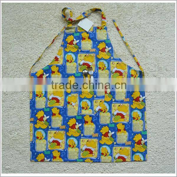 Coated Print Fabric One Pocket Waterproof Apron