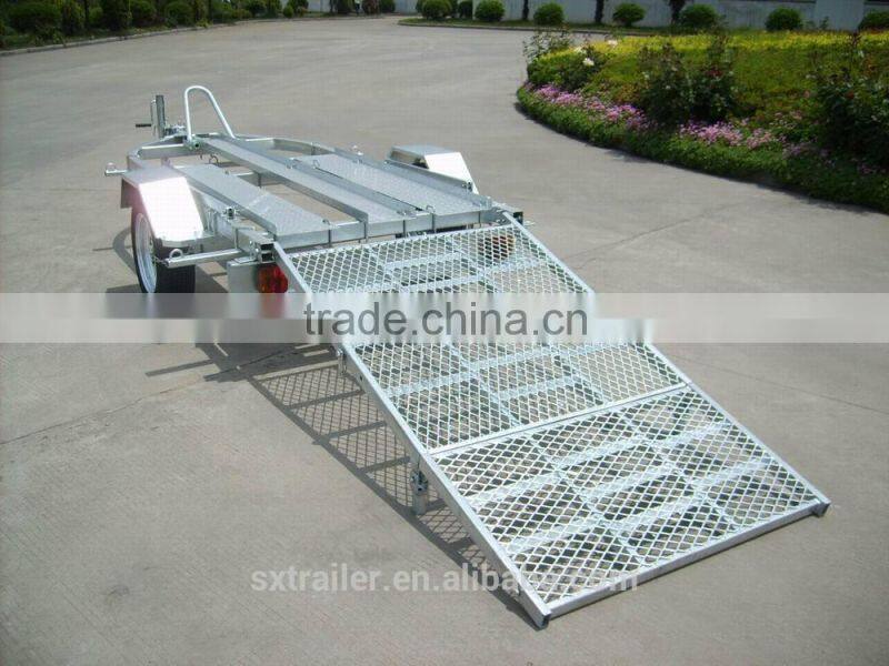 Motorcycle Trailer E4 with Loading Ramp