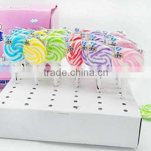10g fruit flavour mini ring lollipop sweet