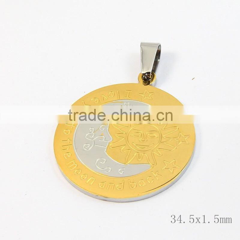 Wholesale Alibaba Silver Plated Enamel Red Stainless Steel Pendant for women