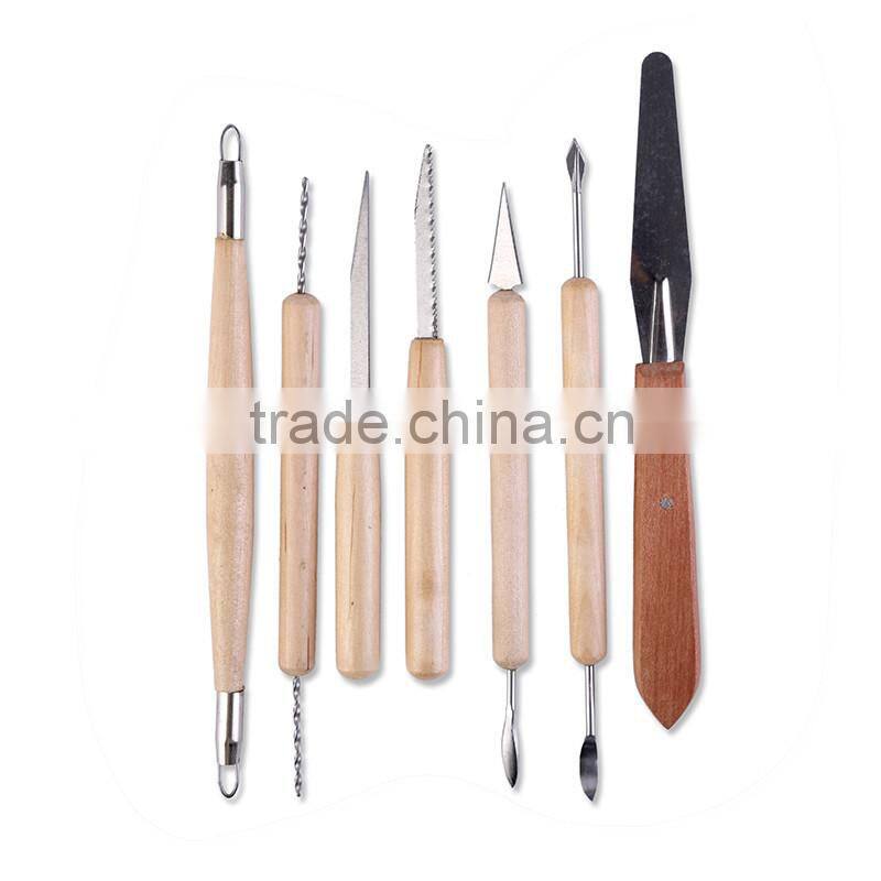 7 pieces clay tools set pottery tool set hand tool set