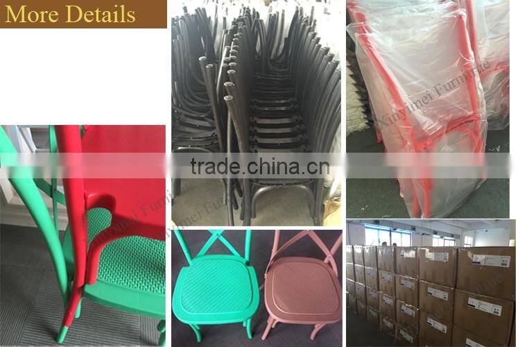 Rental Wedding Hotel Cross Back Chair For Dining