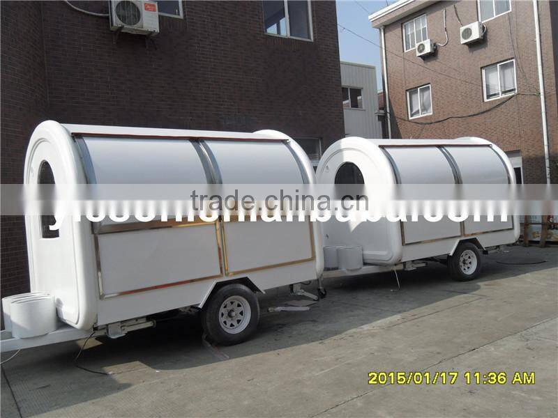 Yieson custom french fries kiosk fast food cart/bbq grill food trailer for sale