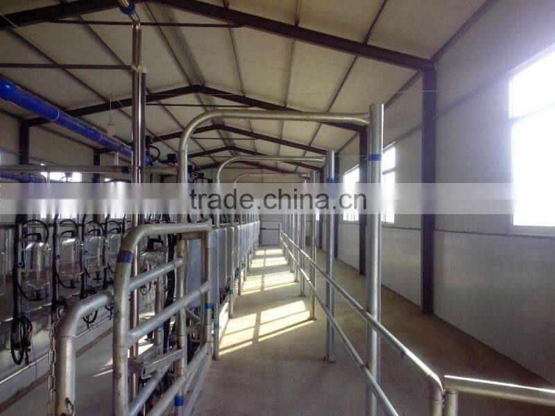 Herringbone type glass bottle metering milking parlor price