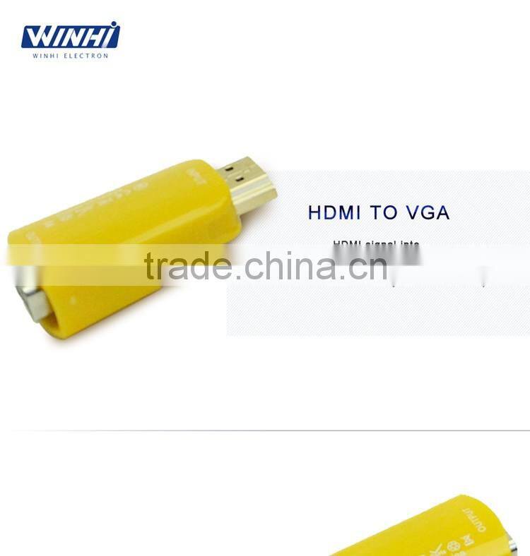 H DMI in VGA out high quality digital converter for media player