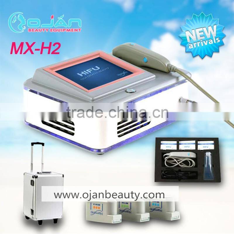 Portable hifu machine / high intensity focused ultrasound hifu for wrinkle removal / hifu face lift