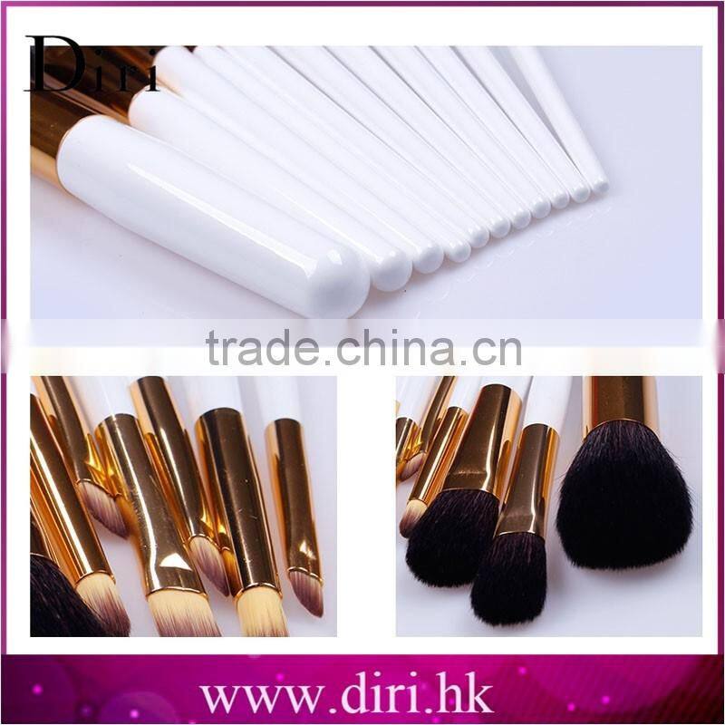 Pearl White Handle Makeup brush set Pro 11pcs make up brushes Diri Factory Price Girls' Cosmetics tools brush