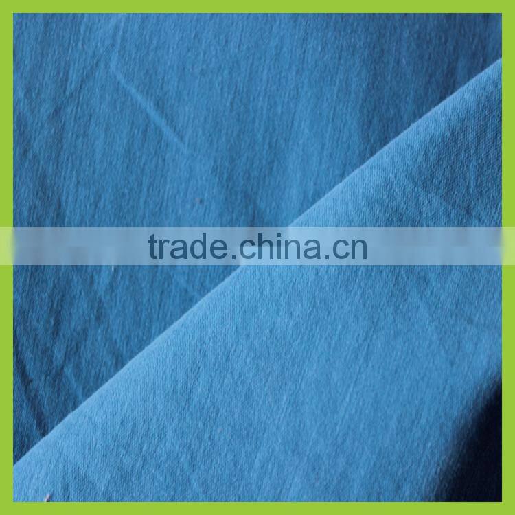 new Nylon cotton mixed fabric for clothes/Sky blue cotton nylon fabric/cotton nylon blend fabric