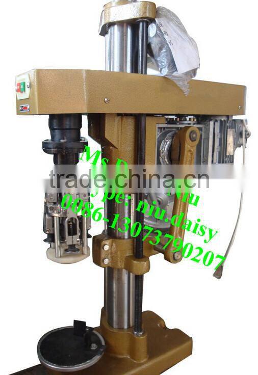 semi-automatic bottle capping machine/beverage bottle sealing machine/can bottle capping machine
