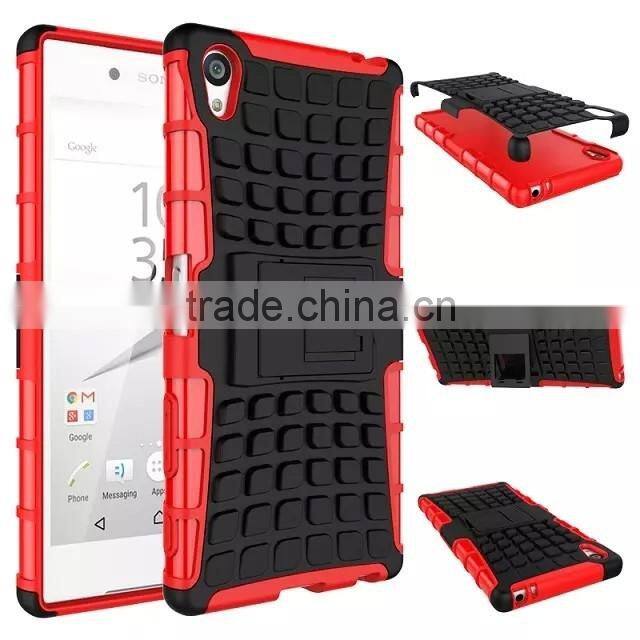 For SONY XPERIA Z5 PREMIUM Z5+ Armor CASE Heavy Duty Hybrid Rugged TPU Impact Kickstand Hard ShockProof CASE OUT DOOR CASE