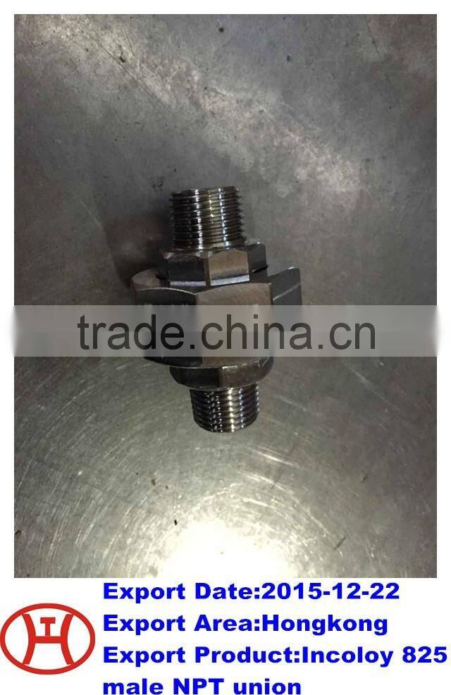 Incoloy 825 MNPT union
