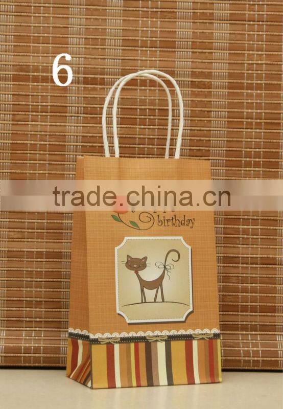 Hot Sale Customized Cartoon Gift Paper Bags Wholesale