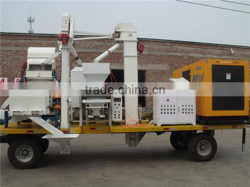 grain seed processing plant cart
