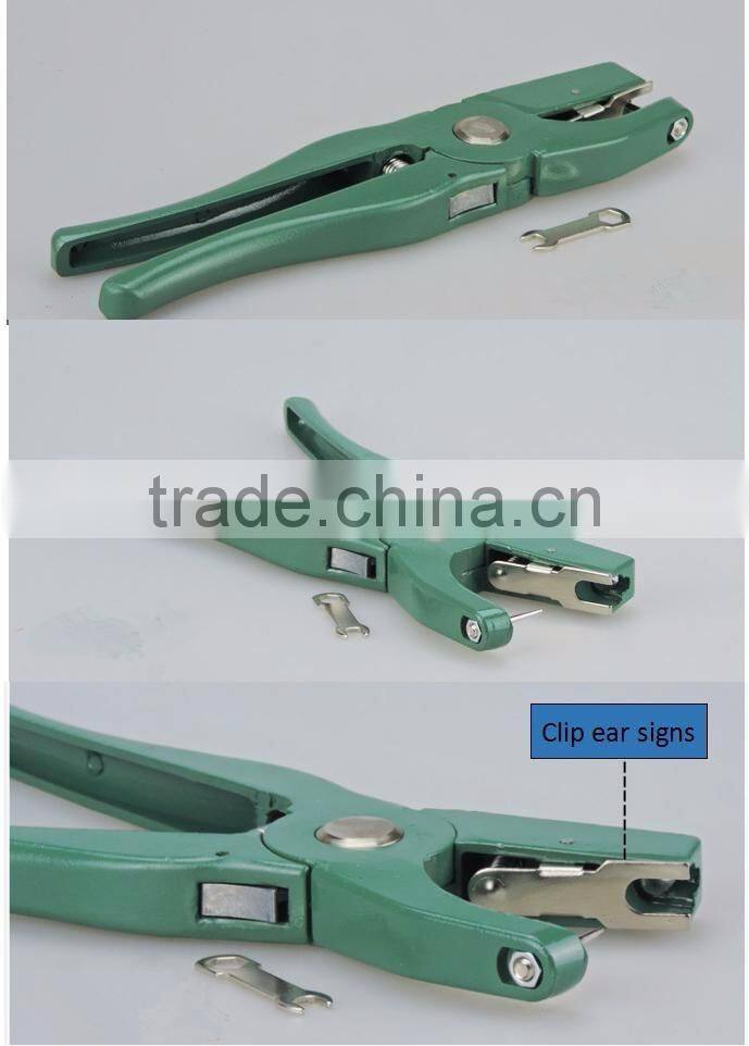 ear tag plier for single ear tag for cow ear marking pliers