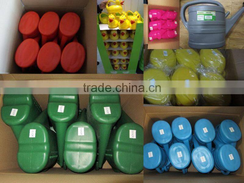 CHILDRENS KIDS SMALL GARDEN PLANTS WATERING CAN WITH ROSE