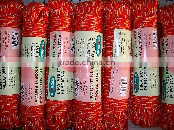 China Supplier Red Braided PP Rope
