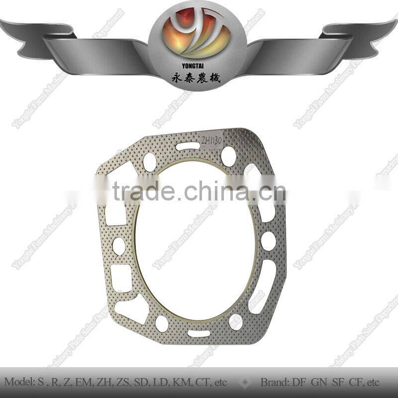 Tractor cylinder head gasket, single cylinder diesel engine gasket