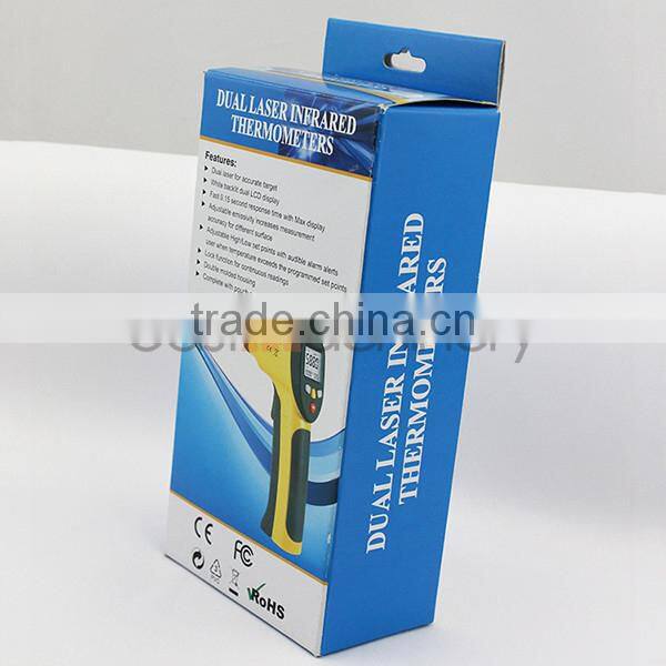HT-818 Industrial Non-contact Smart Sensor Infrared Thermometer Price with Dual Laser Targeting