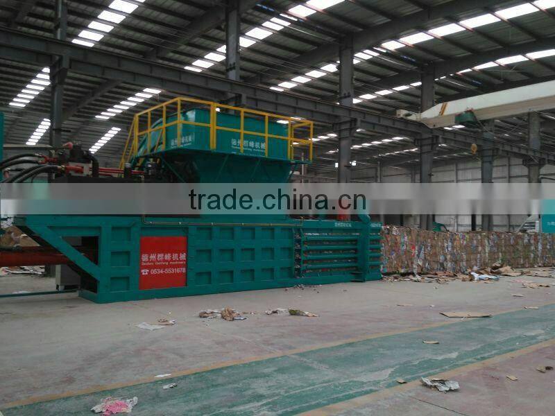 Automatic wastepaper baler/ cardboard baler/ horizontal baler
