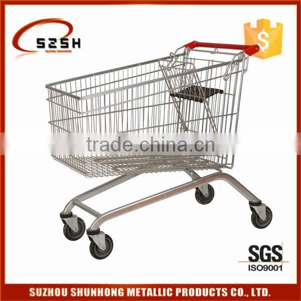 baby seats holder on shopping mall trolley