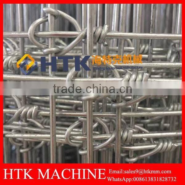HTK Full Automatic Hinged Joint Fixed Knot Grassland Fence Machine