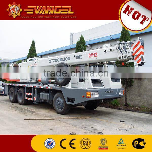 all terrain cranes Zoomlion Truck Crane QY12 telescopic crane