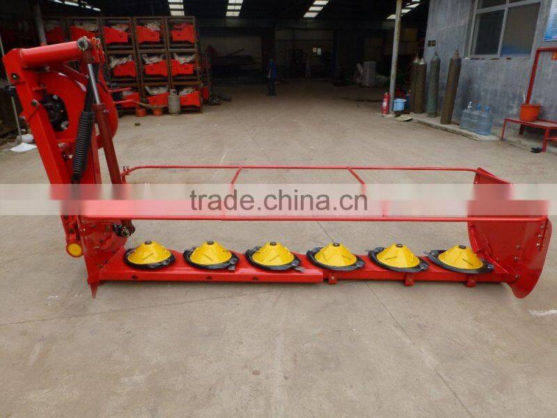 High effciency 6 Discs china rotary mower, lawn mower for sale