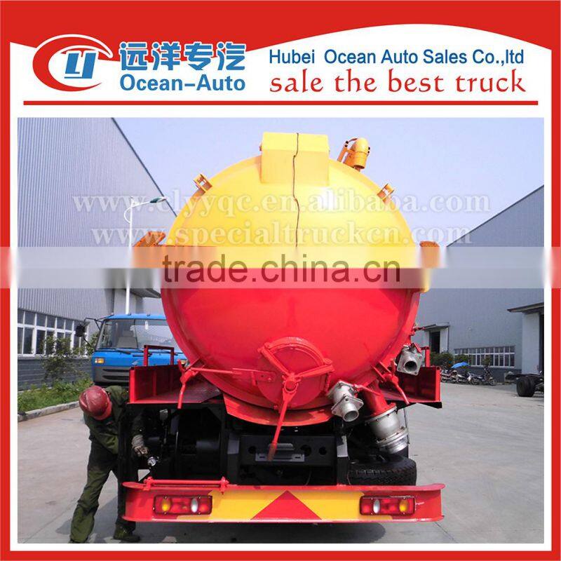 China price new industrial sewer cleaning suction truck for sale