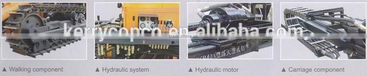 KG940A high pressure diesel engine crawler mounted pneumatic surface DTH drilling rig