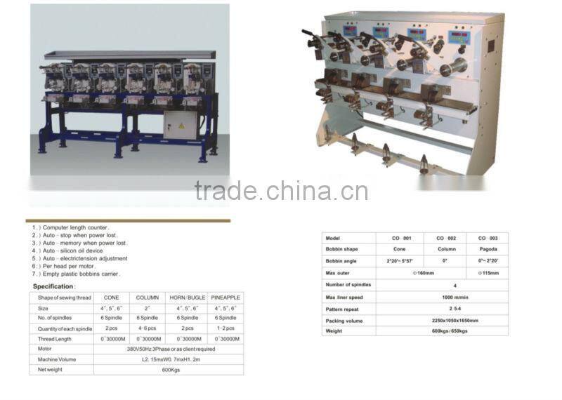 CO-sewing thread winding machine in china