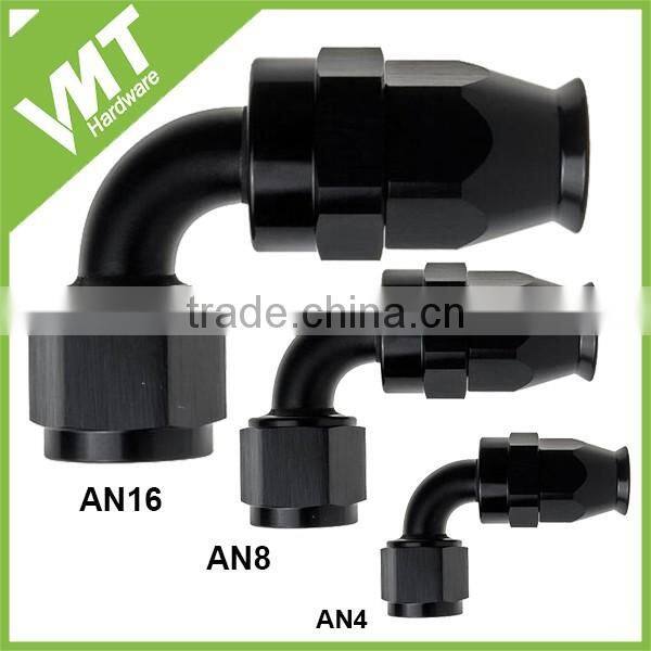 200series -10AN 10AN Teflon PTFE 90 degree Swivel Hose Ends fittings
