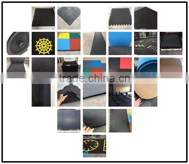 Sound Insulation Rubber Flooring for Fitness Room/Gym Rubber Flooring
