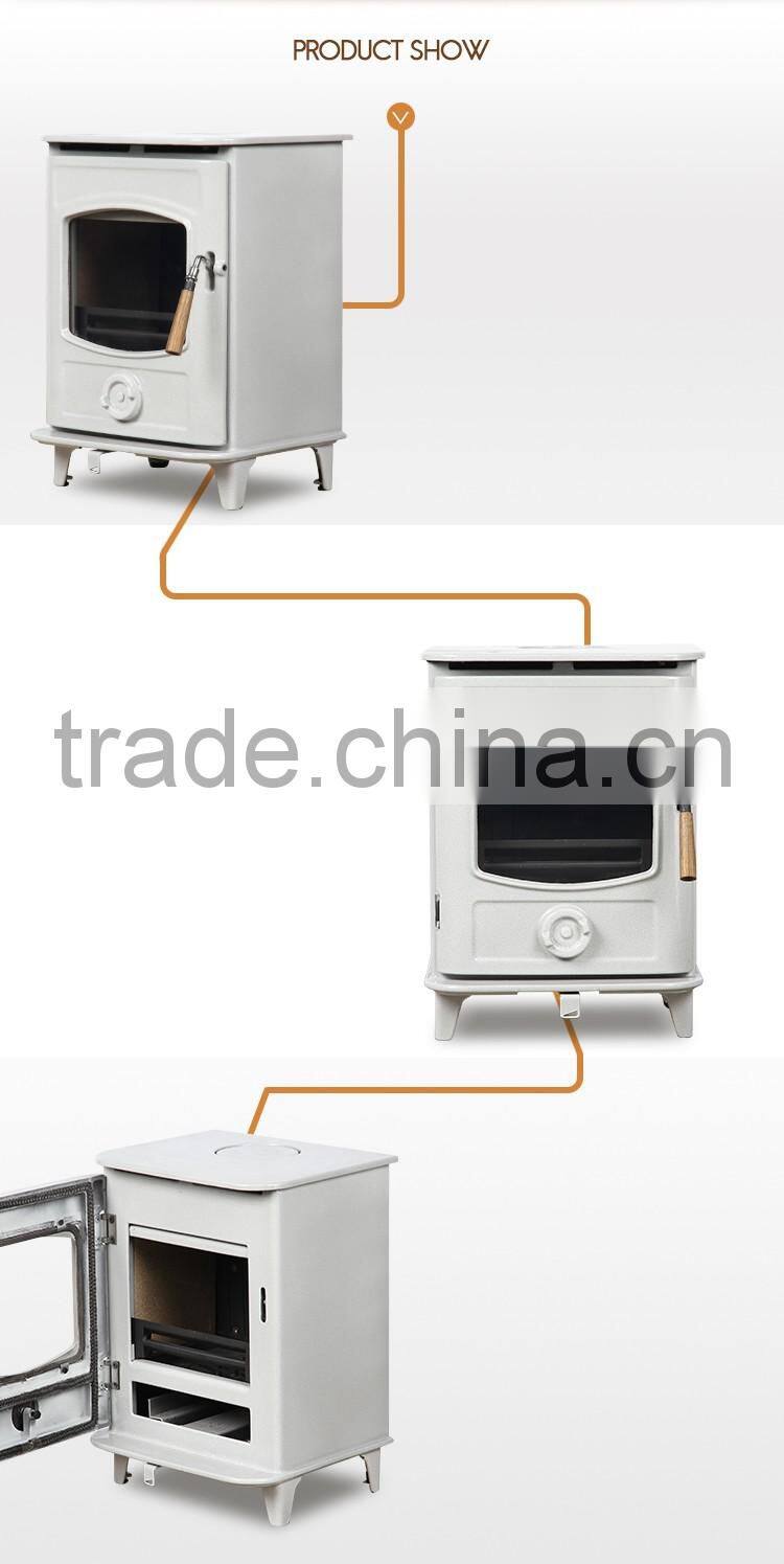 Indoor Wood Heater Type Cast Iron Fireplace/enamel surface fireplace used to home warming