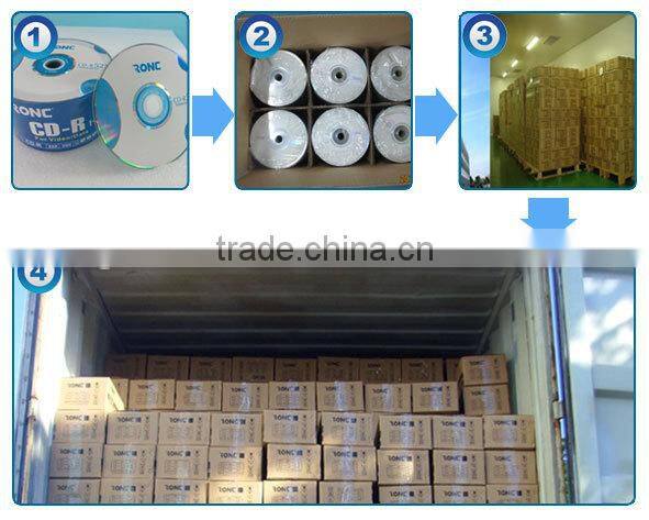 Blank dvd with Shrinkwrap Package Blank dvd-r Inkjet Printable