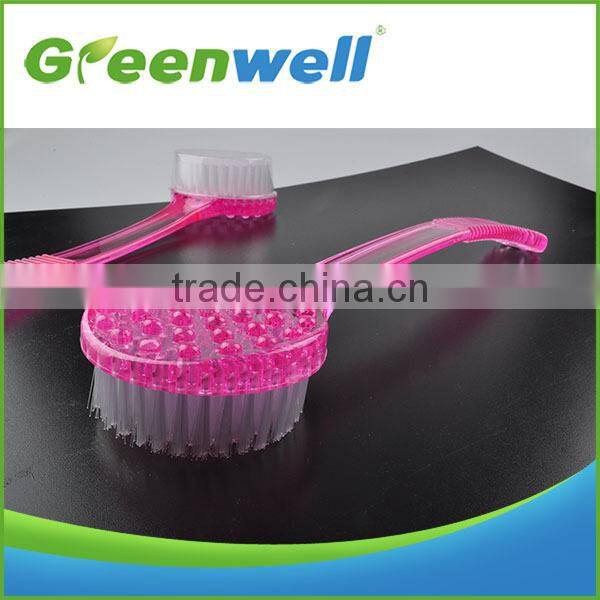 long handle bath brush,plastic massage bath brush, bath and body brushes
