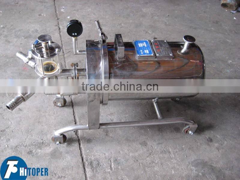 Horizontal diatomite filter portable, wine filtering press