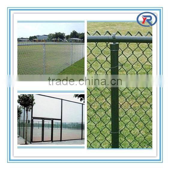 Alibaba China PVC coated chain link fence with good price or plastic chain link fence