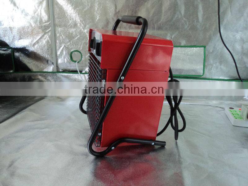 Electric fan heater for greenhouse