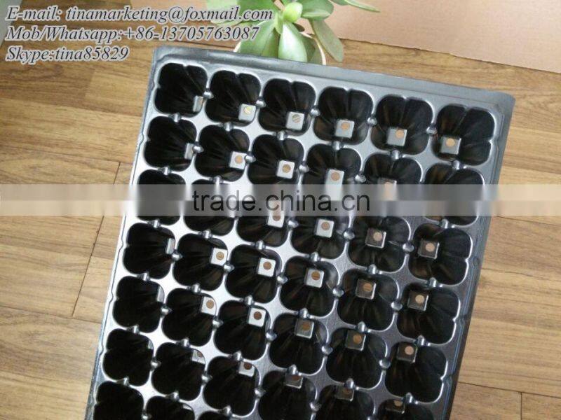 72 Cell PS Material Plastic Nursery Seedling Tray, Seed Plug Planting Tray, Vegetable Germination Tray