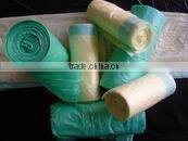 designer print plastic garbage bags