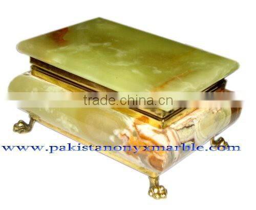 NEW STYLISH JEWELRY BOXES ONYX MARBLE HANDICRAFTS