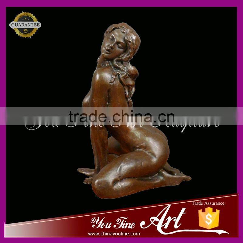 customize female erotic art bronze sculpture