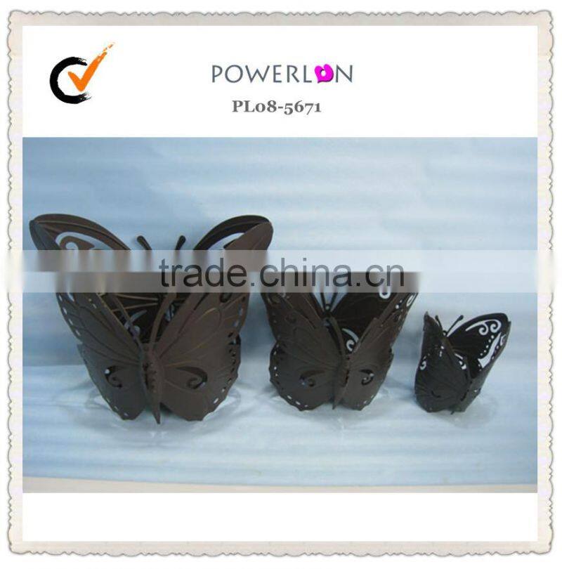 Decorative Butterfly Metal Candle Holder Country style home deco
