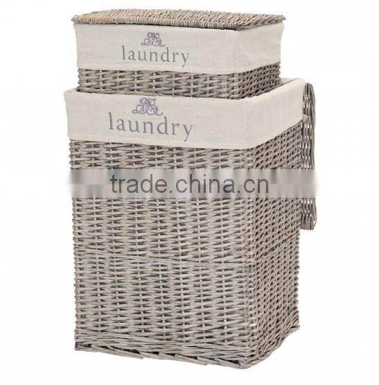Manufacture Lidded Water Hyacinth Basket (Large/Medium/Small)