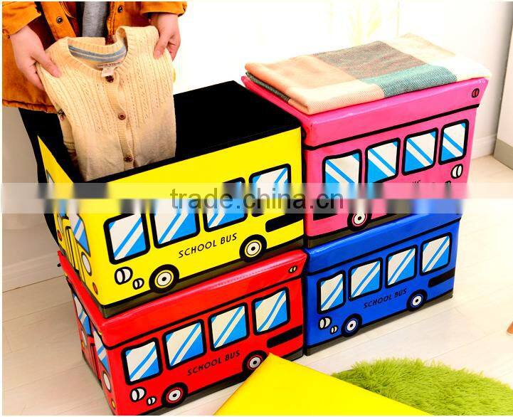 Q1125 coated multifunctional lovely cloth storage box