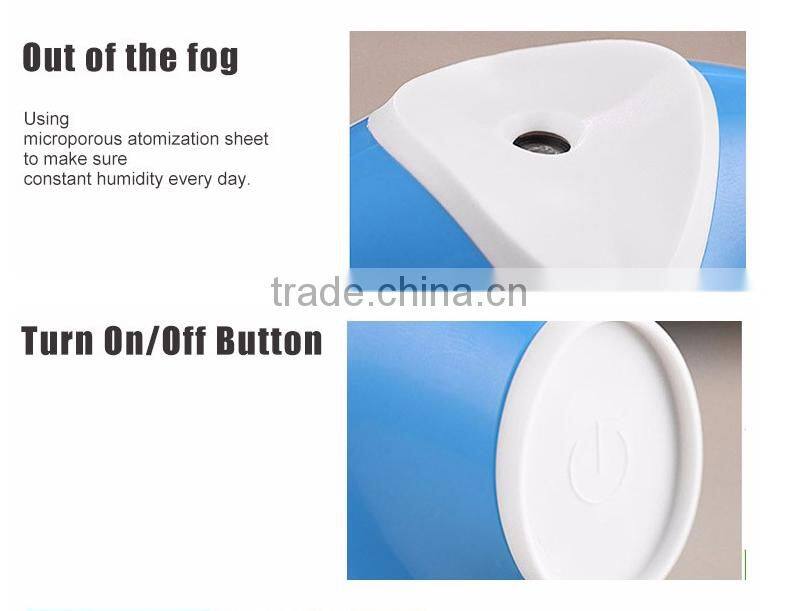 Fahionable Portable Polo shirts shaped Ultrasonic Humidifier with USB Port