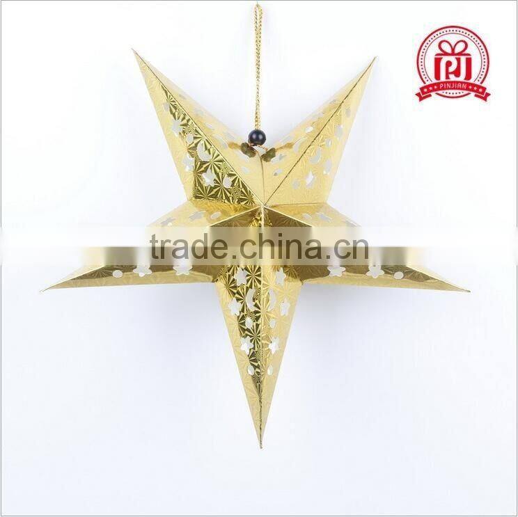 3D Stereo Christmas Ceiling Hanging Star , Christmas Decorations Supplies, Party Decorative Star Ceiling Decorations